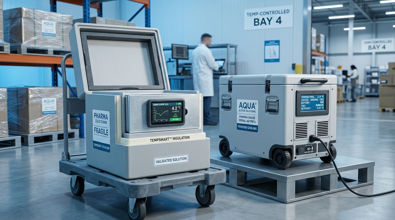 Active and Passive Temperature-Controlled Packaging